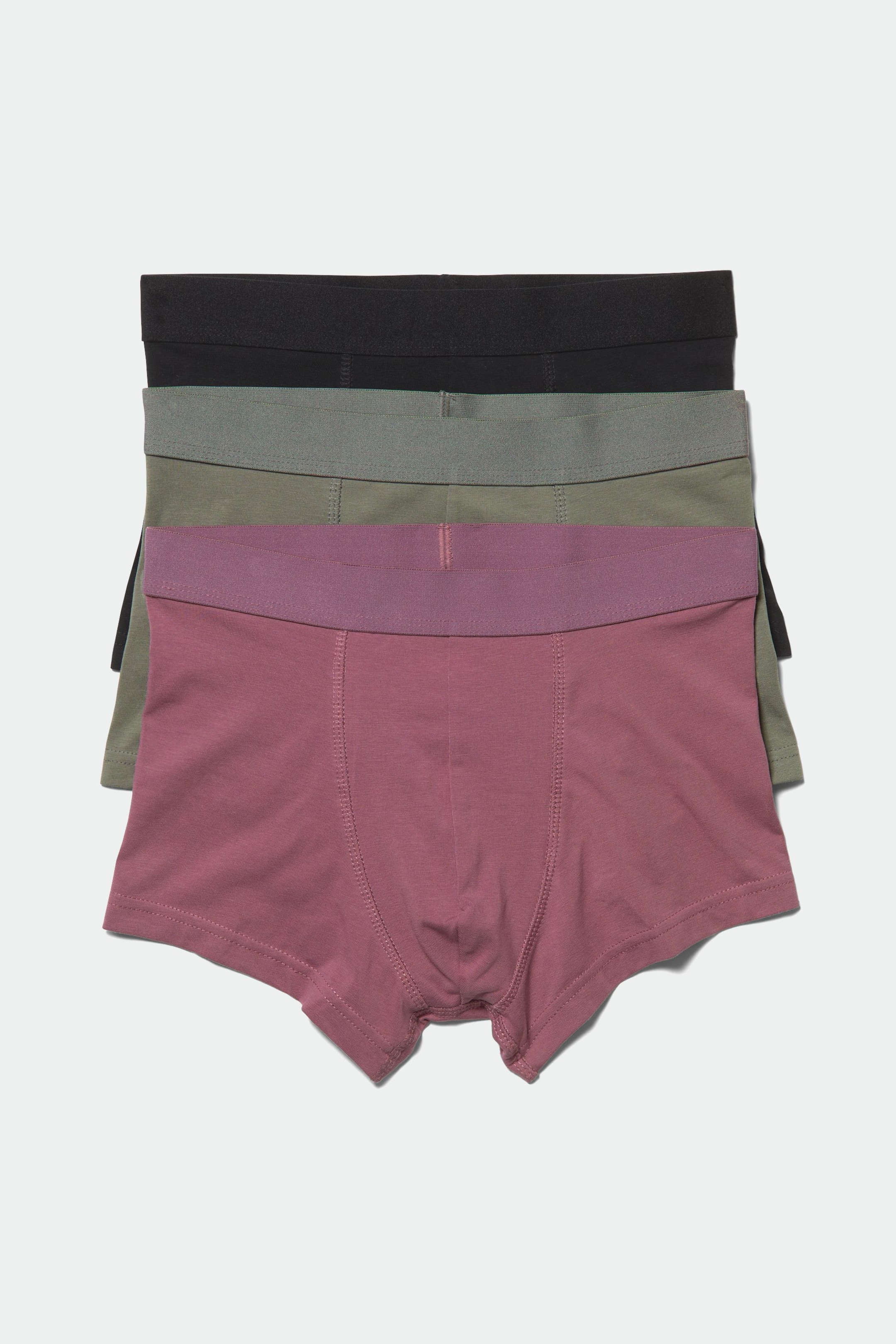 black rose khaki - Lot de 3 boxers - 0