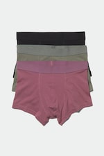 black rose khaki - Lot de 3 boxers - 0