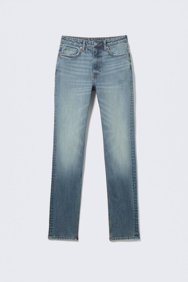 Vega Curve High Waisted Slim Jeans - Blue Horses - Medium Blue/Blue Hymn - Medium Blue - 1