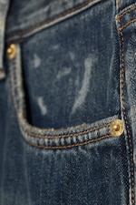 Laser Blue - Bleu moyen - Jean unisexe ample taille mi-haute jambes Barrel Nebula - 7