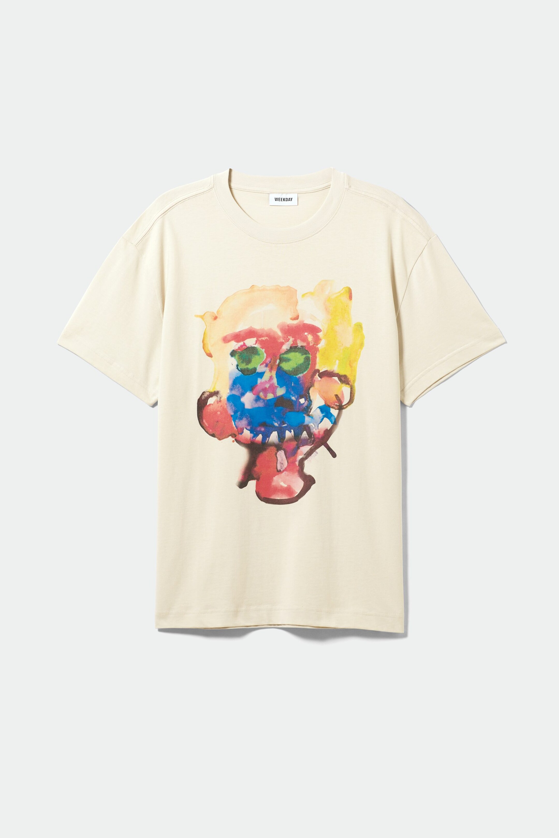 Aquarelle face - Oversized Graphic Printed T-shirt - 0