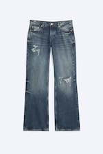 Toga Blue - Dark Blue - Aura low waist relaxed bootcut jeans - 0