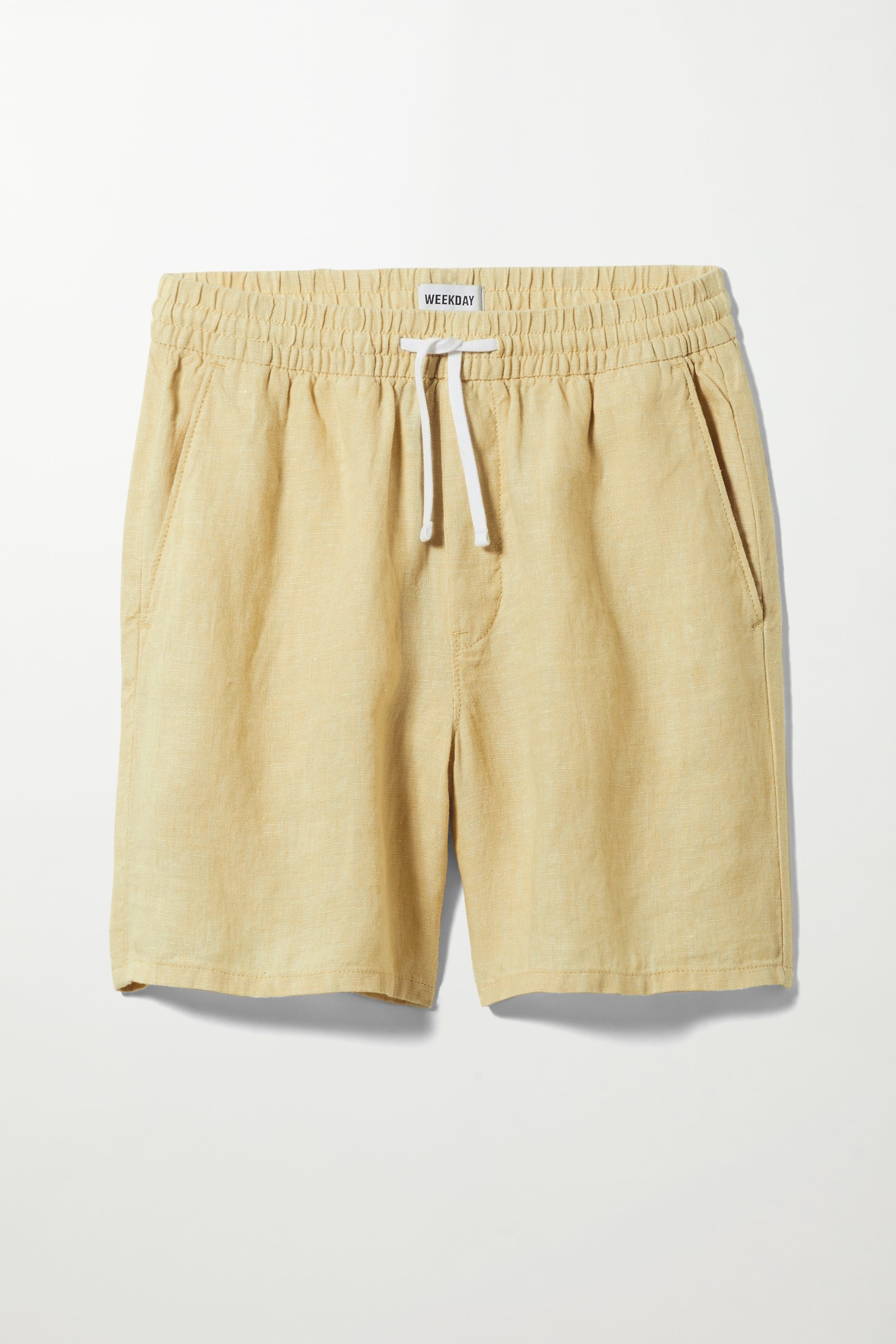Light yellow - Olsen Linen Shorts - 0