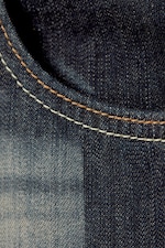 Laser Board Blue - Medium Blue - Solar Loose Wide Leg Unisex Jeans - 1