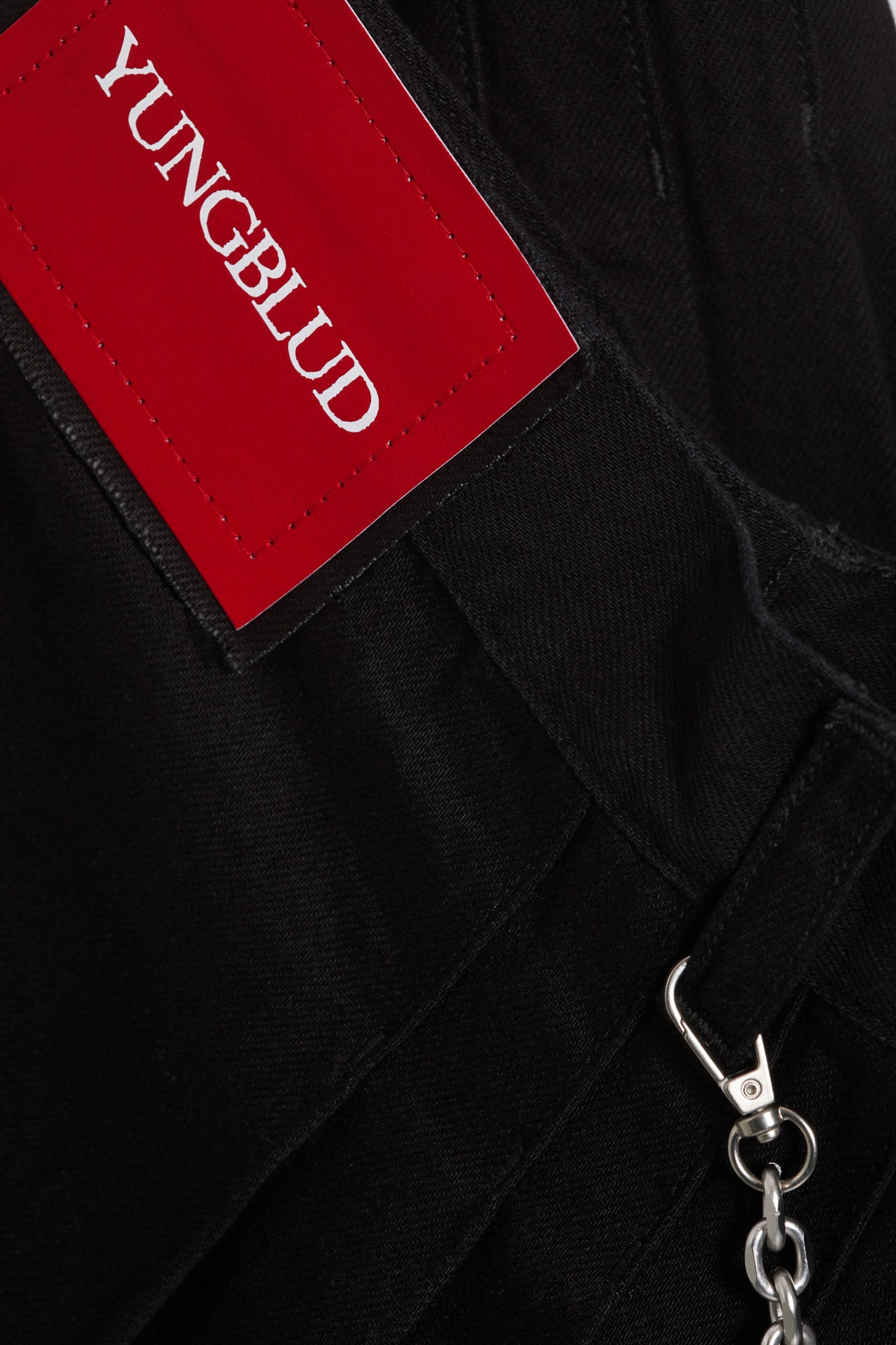 Black - Yungblud Mid Rise Denim Kilt - 6