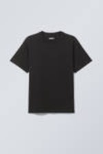 Black - Short Boxy Heavyweight T-shirt - 3