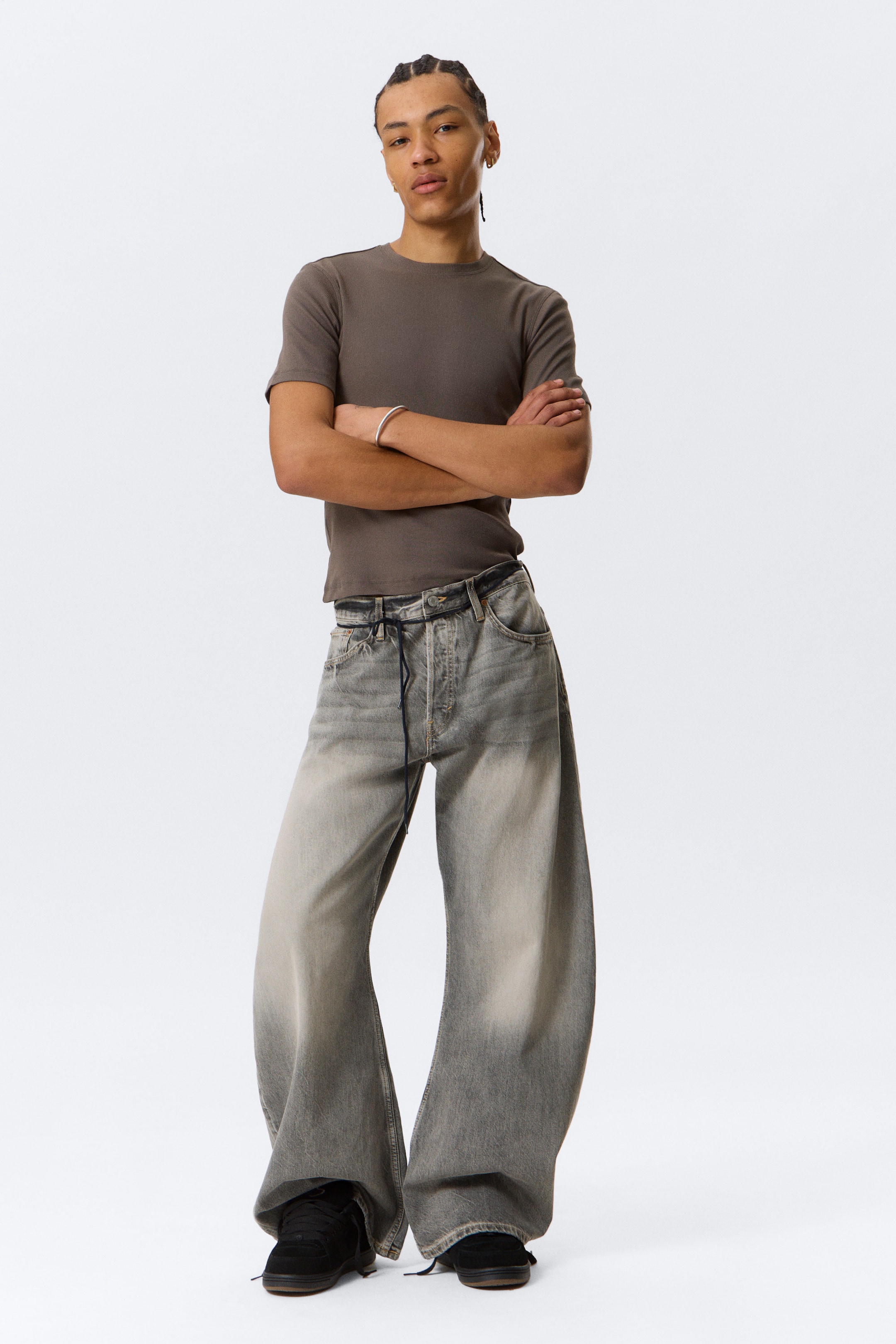 Canyon Grey - Mittelgrau - Solera – Lockere Barrel-Jeans - 2