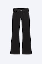 Black Rinse – svart - Luna smal jeans med lavt liv og bootcut - 0