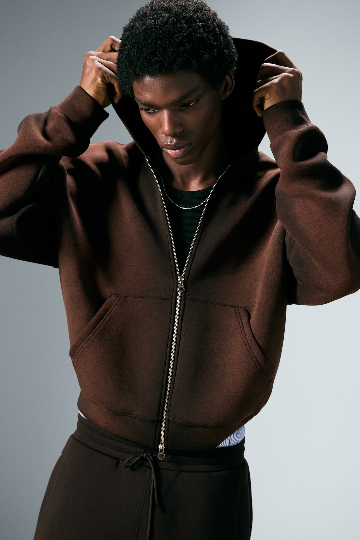 Simon – Verwaschener Gewaschenes Dunkelbraun Men  H&M DE