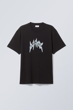 Eclipse - Oversized T-shirt met grafische print - 0