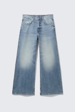 Blue Horses - Medium Blue - Solar Loose Wide Leg Unisex Jeans - 9