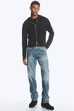 Stirrup Blue - Mittelblau - Comet Low Waist Slim Fit Straight Jeans - 0