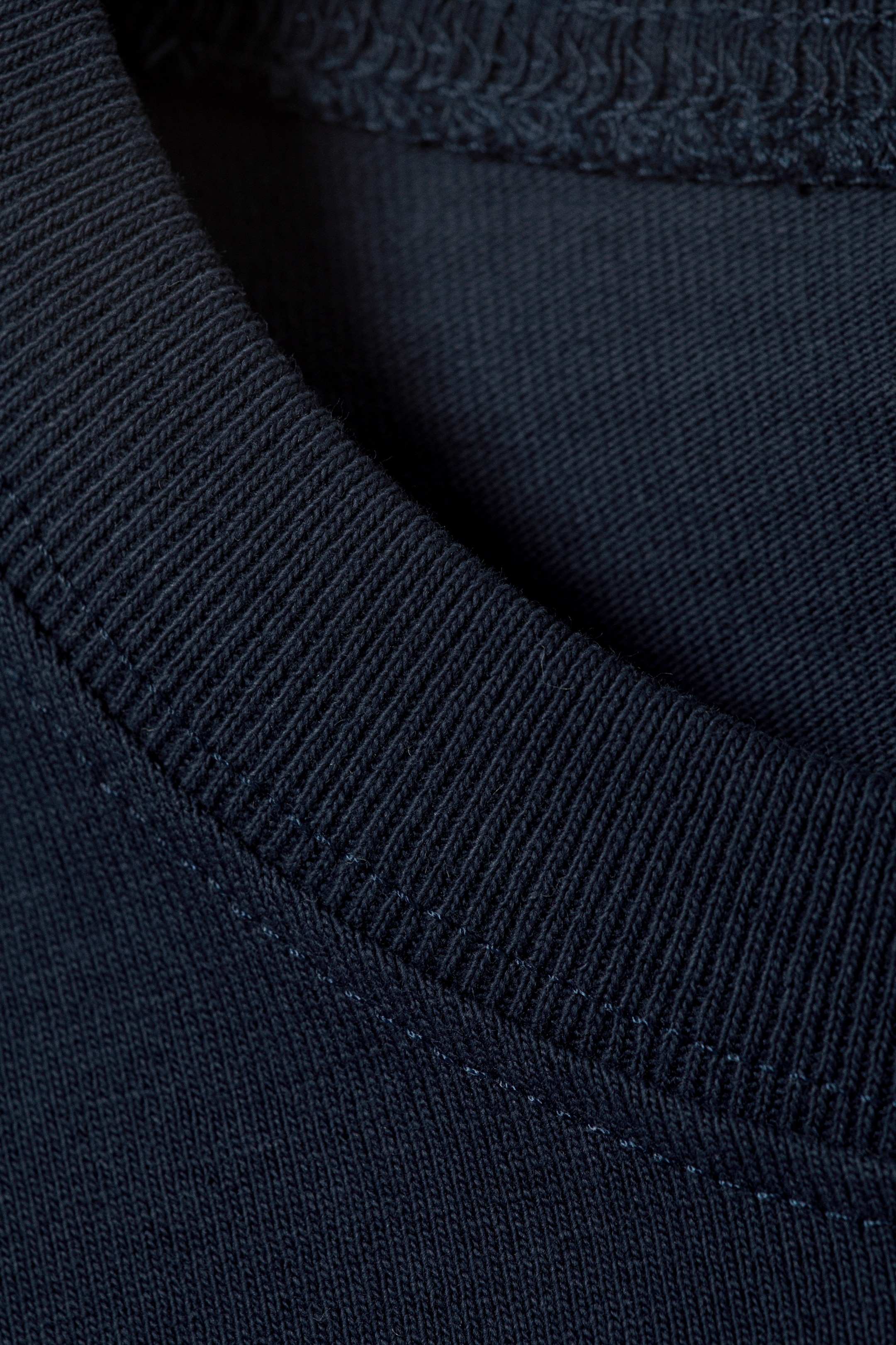 Ver imagen más grande: Camiseta de algodón de manga corta oversized - Azul marino - MUJER | H&M ES 5