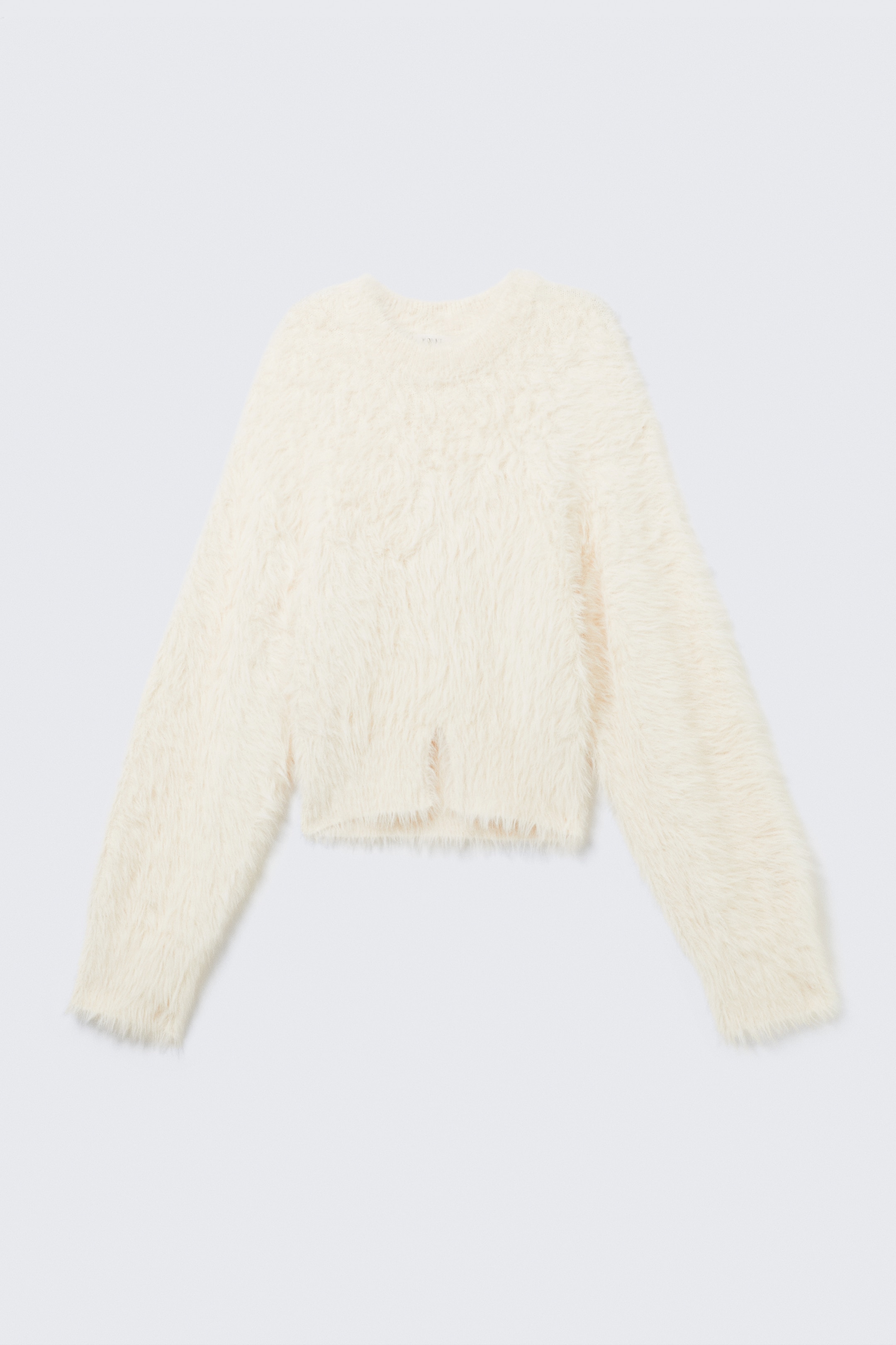 Ingrandisci l'immagine: Fluffy Knitted Sweater - White - DONNA | H&M CH 4