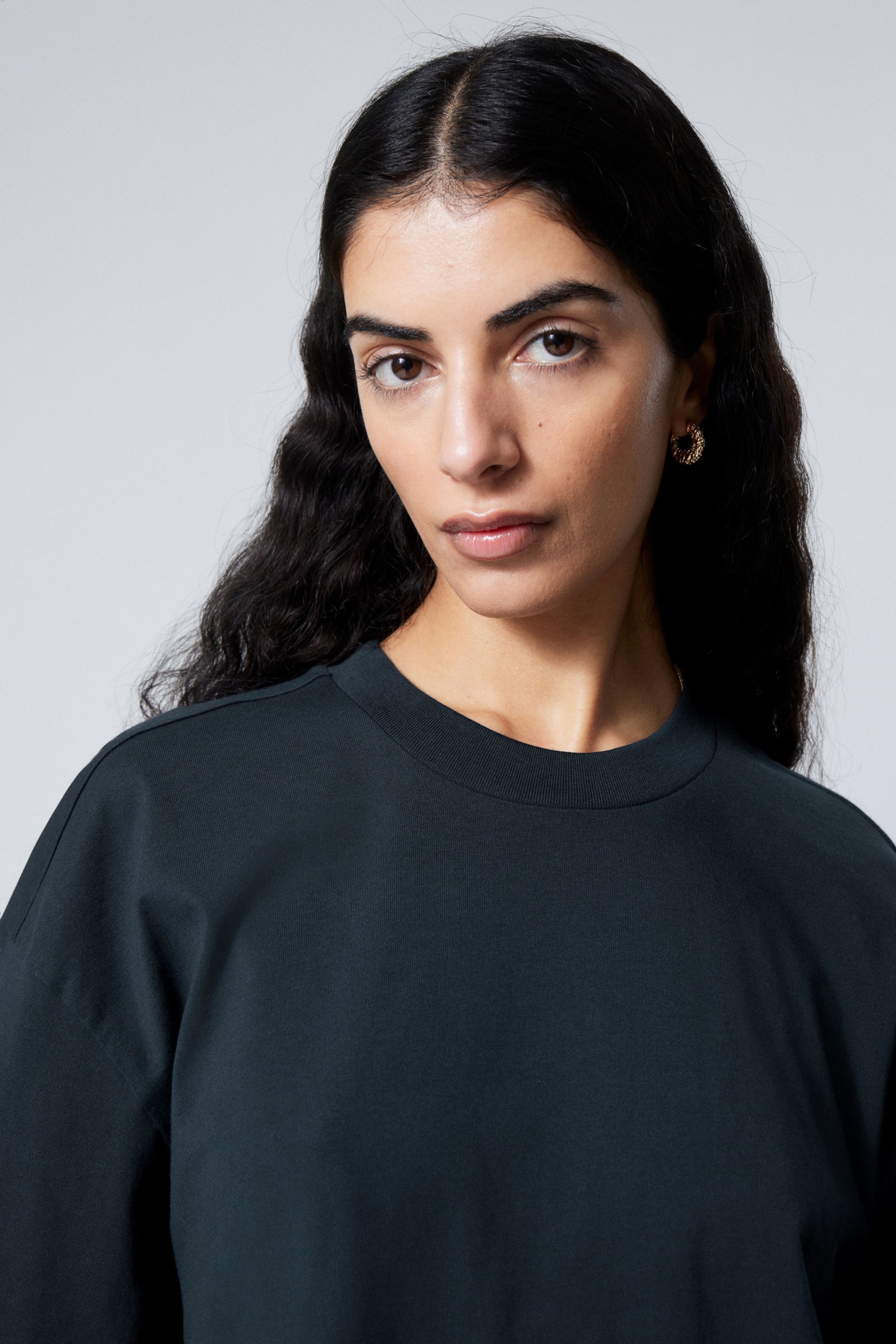 Navy Blue - Oversized T-shirt - 1