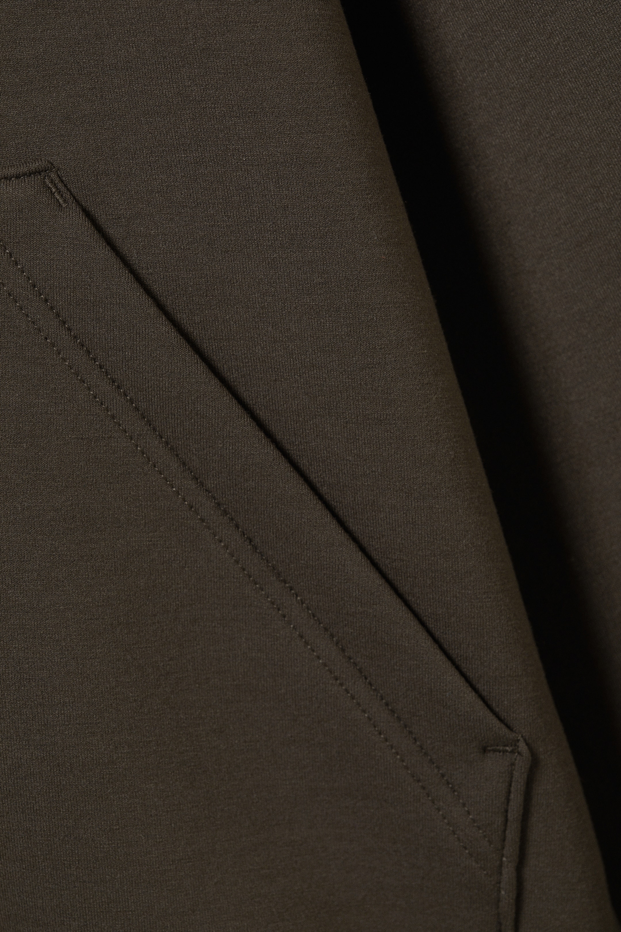Agrandir l'image: Sweat à capuche zippé oversize en scuba - Marron foncé - FEMME | H&M FR 5