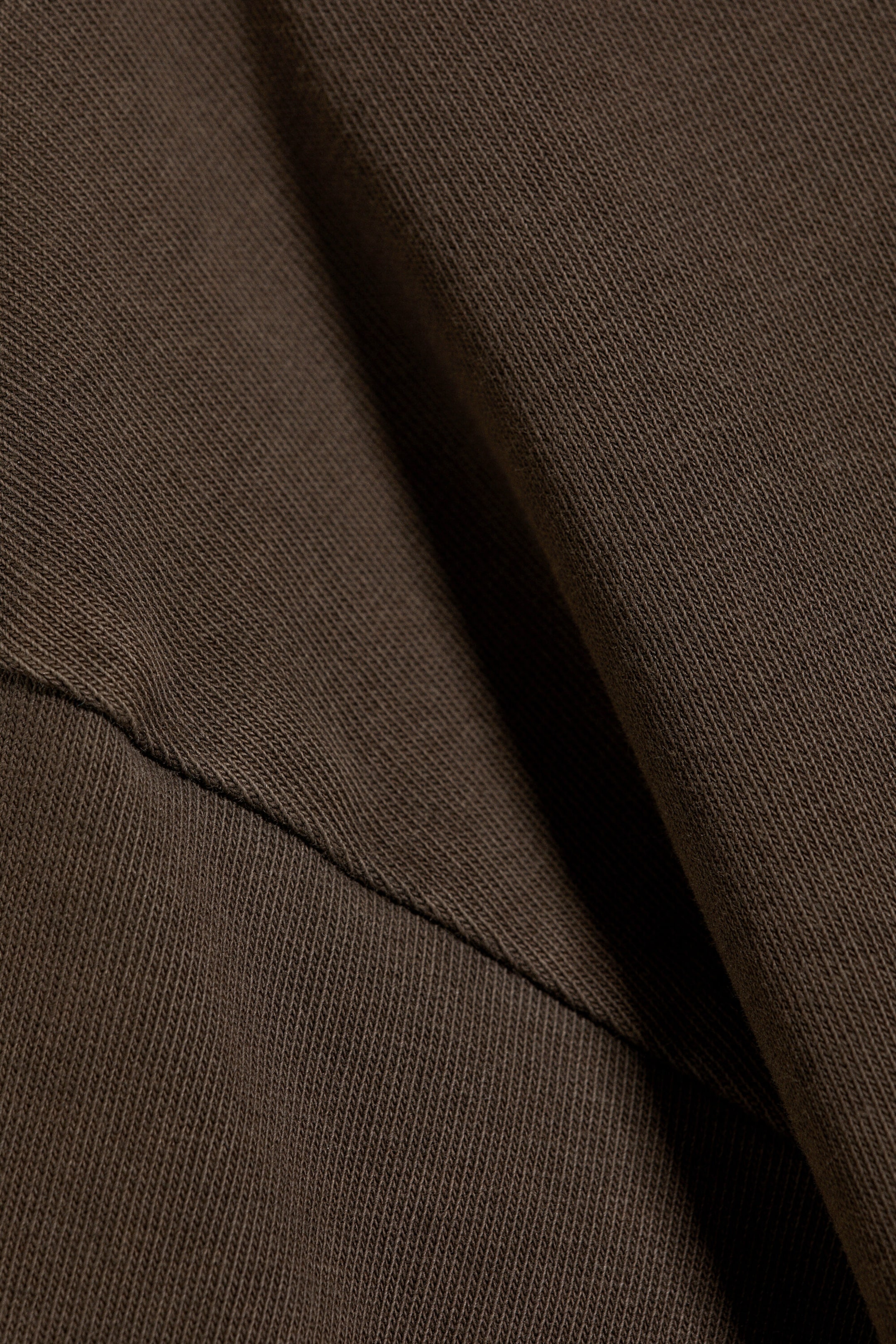 Washed Dark Brown - Loose Boxy T-shirt - 4