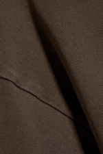 Washed Dark Brown - Loose Boxy T-shirt - 4