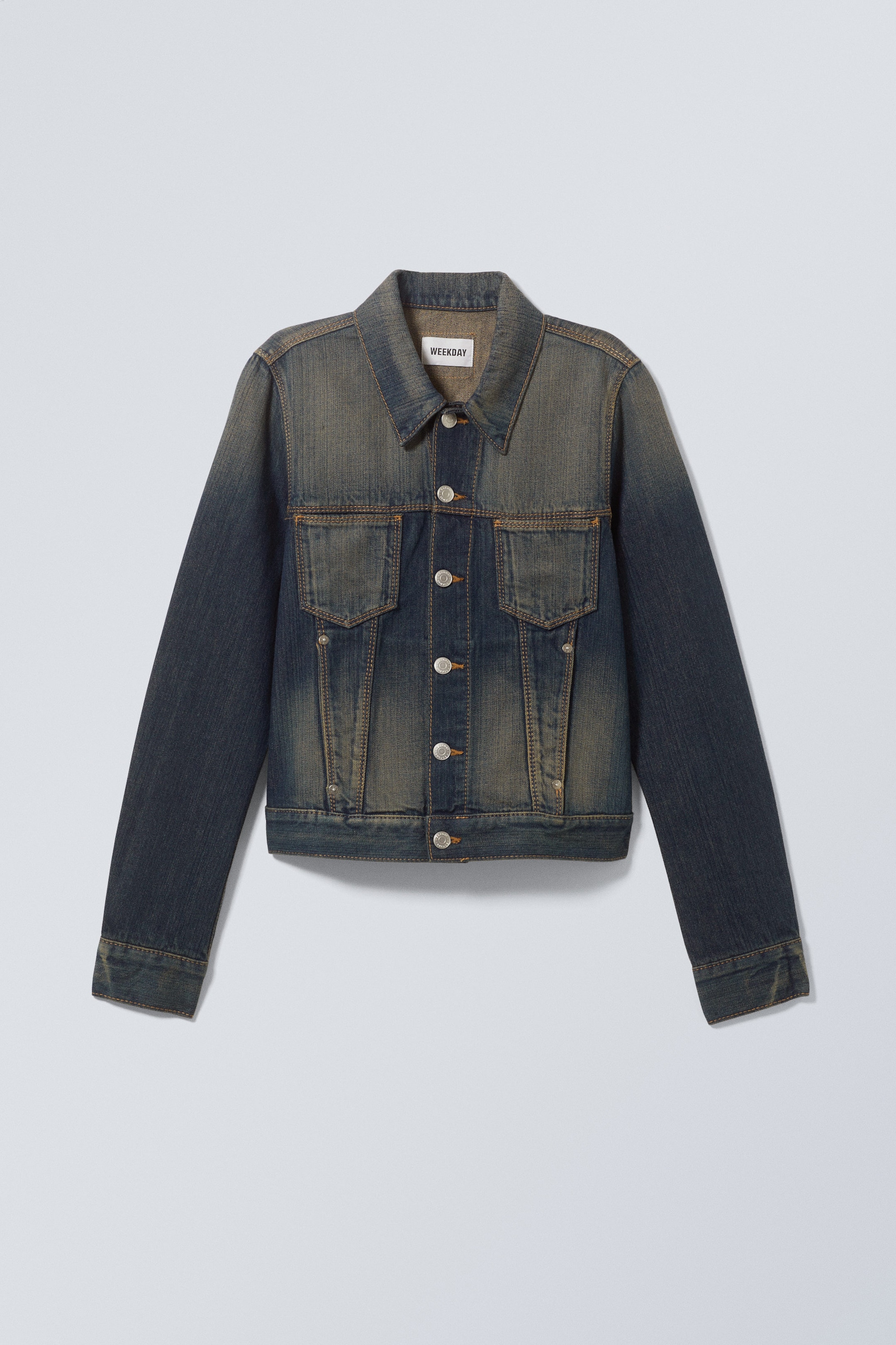Traditionelles Blau - Trucker-Jeansjacke Reseda - 0