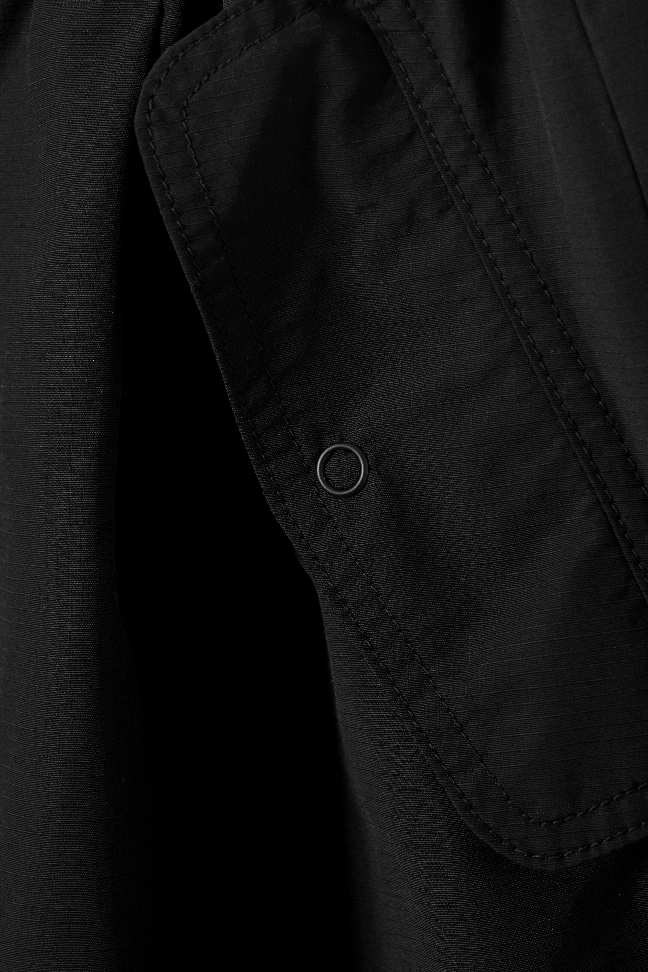 Agrandir l'image: Pantalon de parachute Loose plissé - Noir - HOMME | H&M FR 5