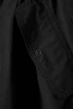 Svart - Lösa plisserade parachute-byxor - 1