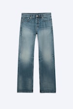 Stirrup Blue – middels blå - SPACE MELLOMHØY MIDJE ROMSLIGE STRAIGHT JEANS - 4