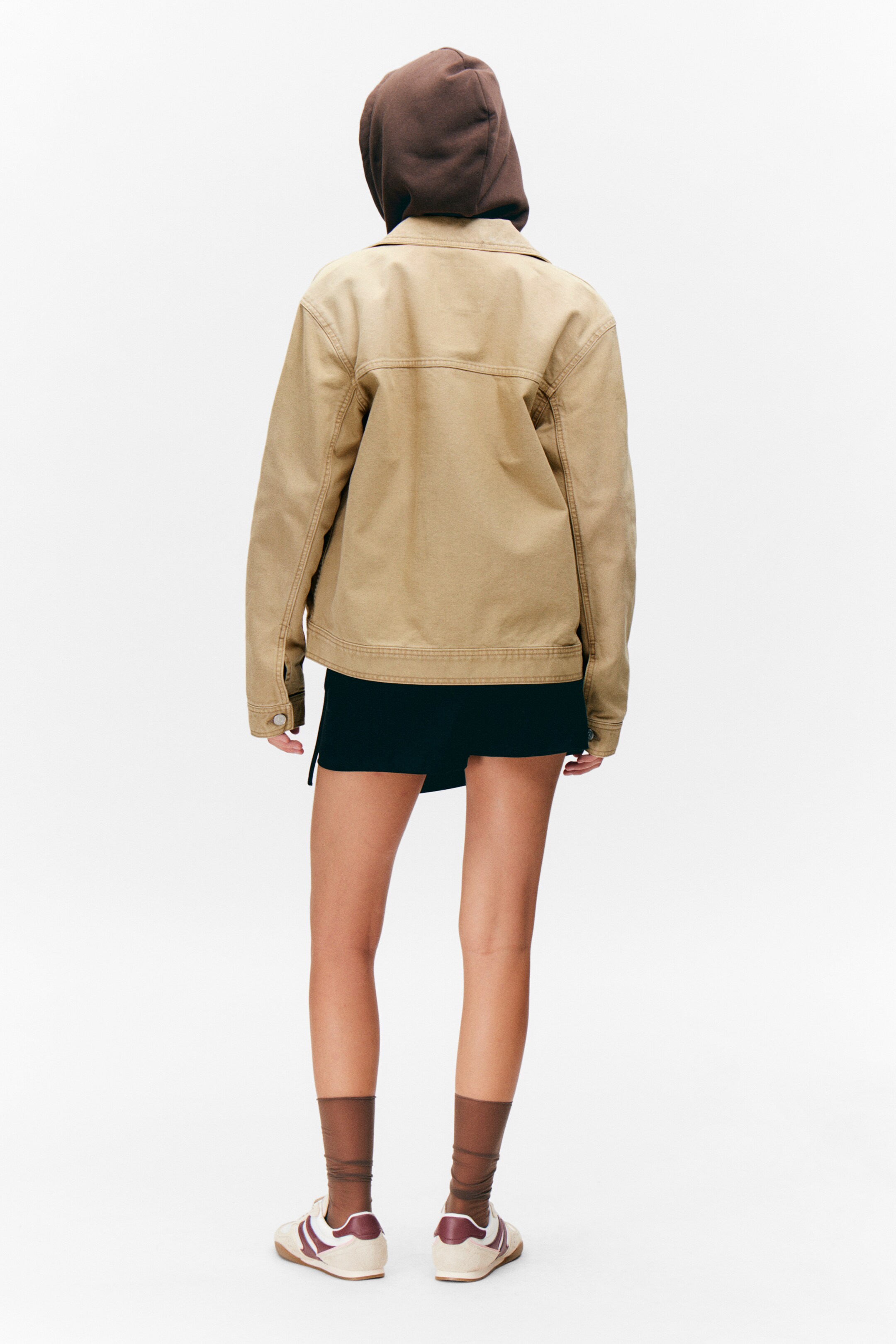 Größeres Bild anzeigen: Oxford-Jacke mit Zwei-Wege-Reißverschluss - Gedämpftes Beige - Ladies | H&M AT 4