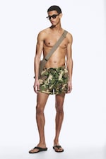 Klassisk camo - Badbyxor med grafiskt tryck - 0