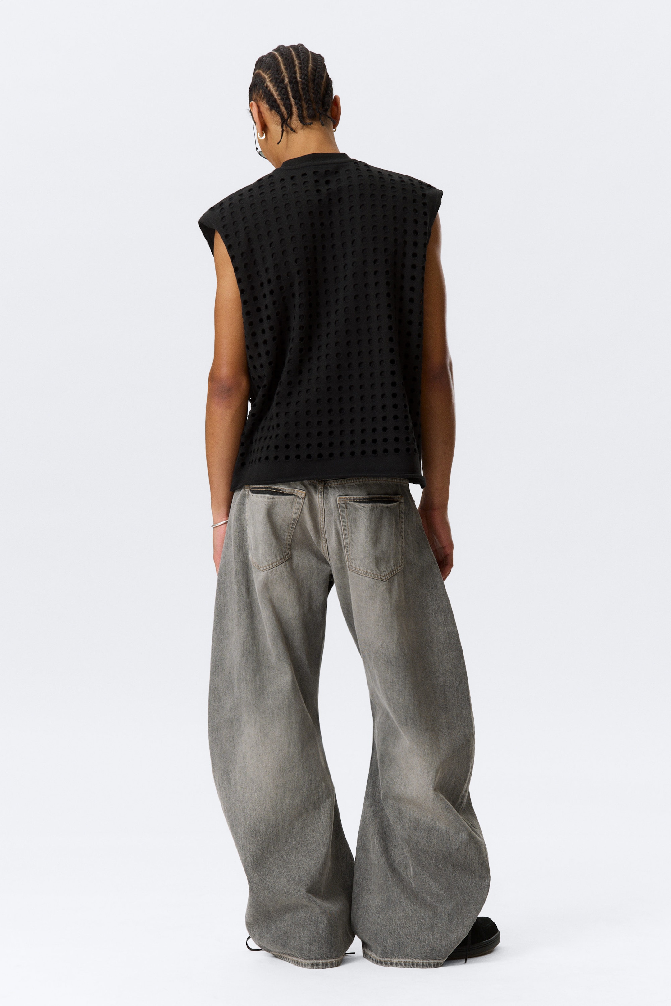 Black - RAEL KADE LASER CUT TANK TOP - 3