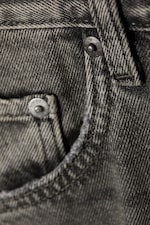 Redondo Black - Washed Black - Solar Loose Wide Leg Unisex Jeans - 7