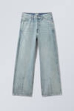 Brick Blue - Light Blue - Astro Loose Baggy Shape Jeans - 11