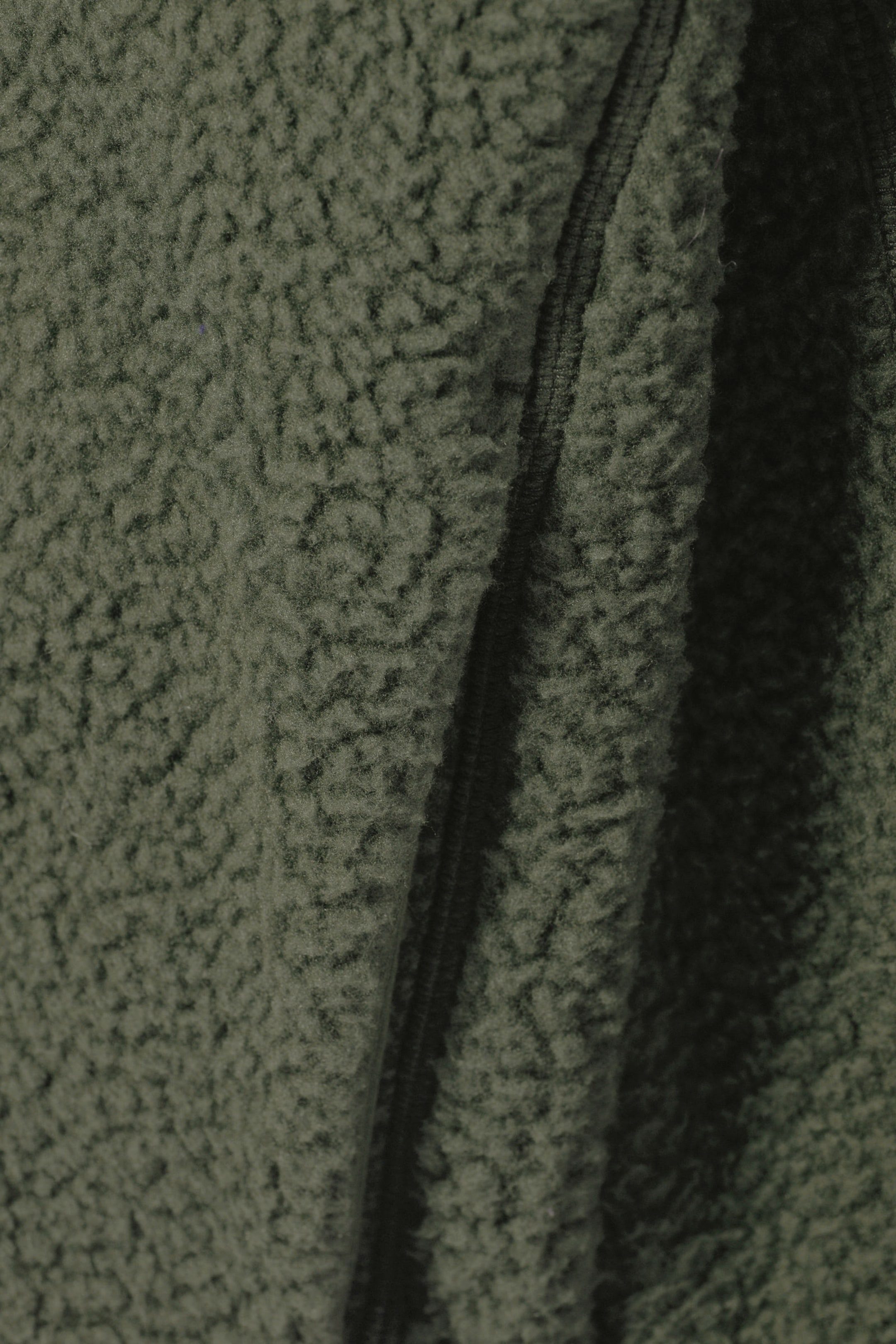 Dunkelblau - Fleece-Pullover mit Half-Zip - 2