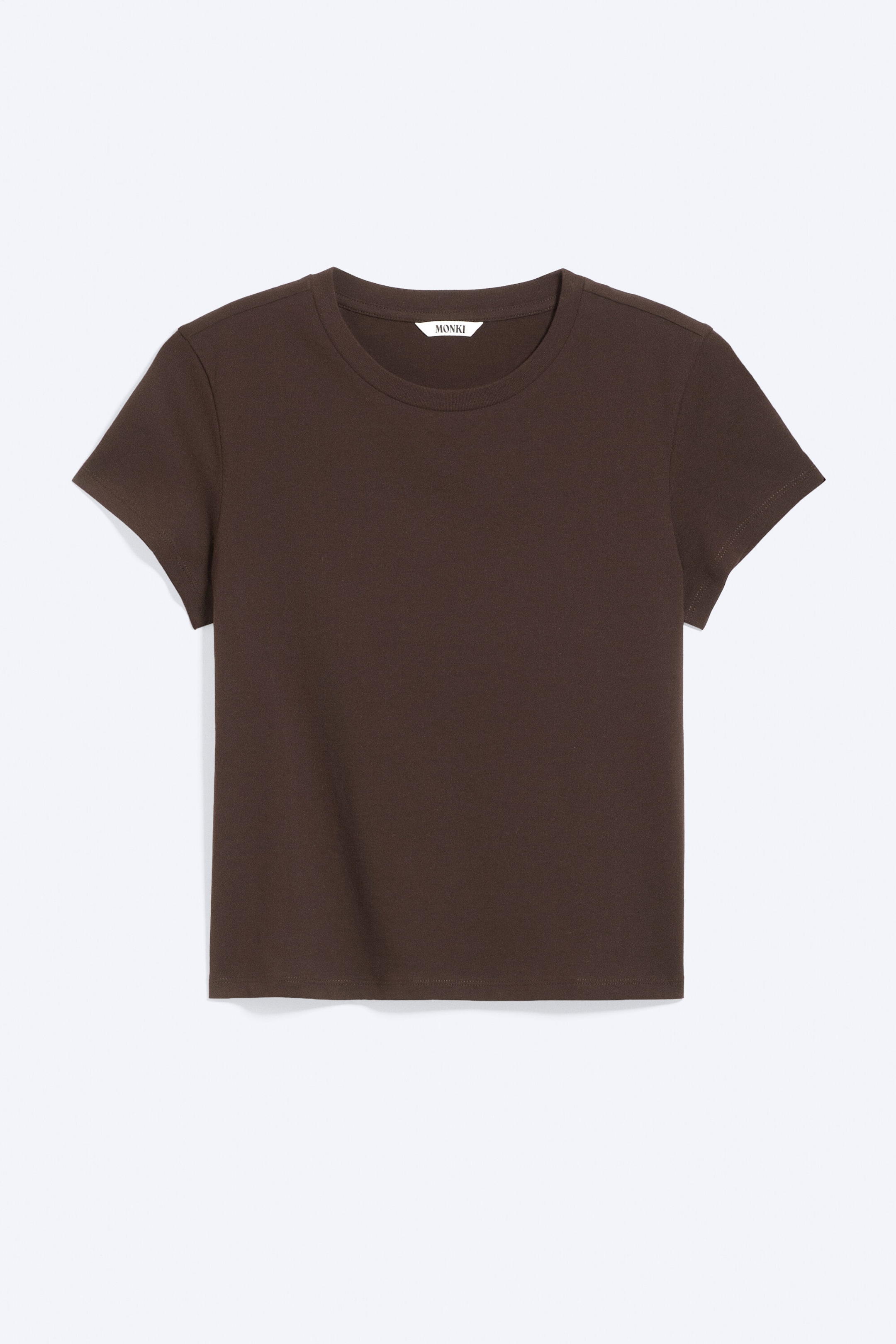 Braun - Mini-T-Shirt in regulärer Passform - 3