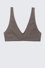 Dark Mole - Plunge Rib Soft Bra - 3