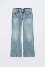 Coastal Black - Ljusblå - ASTER LOW WAIST SLIM BOOTCUT JEANS - 0