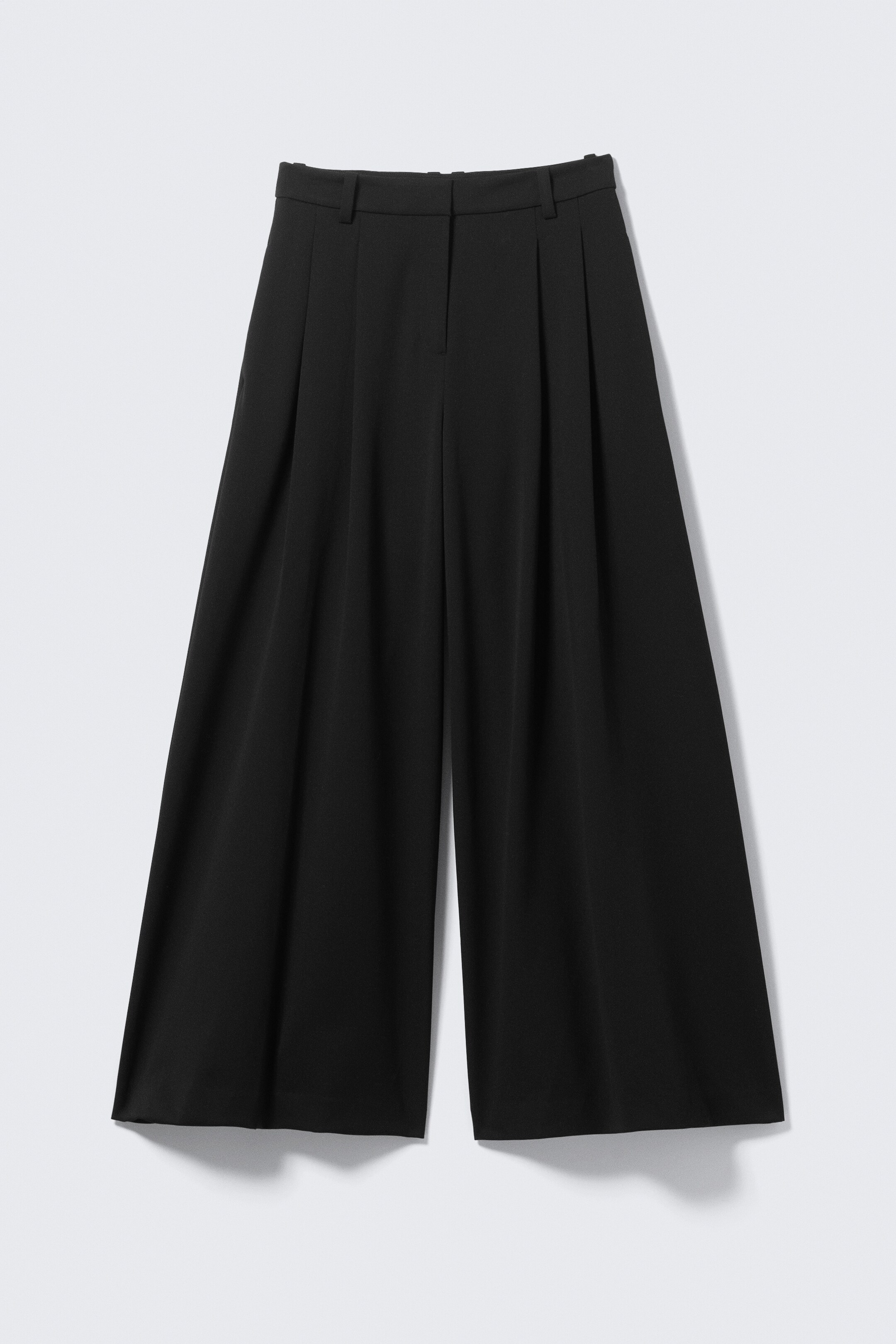 Agrandir l'image: Pantalon de costume plissé extra-large - Noir - FEMME | H&M FR 5