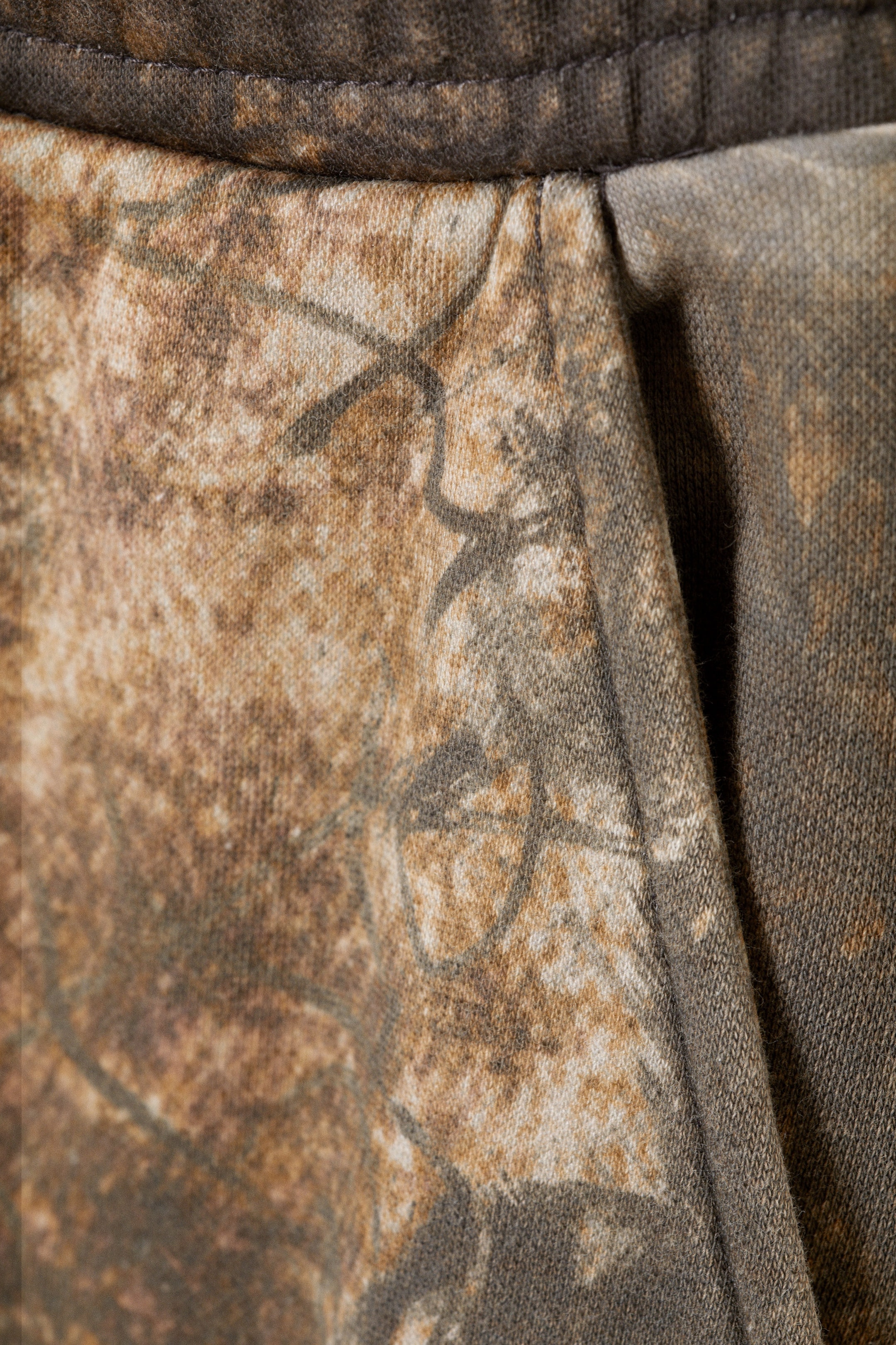 Khaki - Waldland - Bedruckte, locker geschnittene Jogginghose - 1