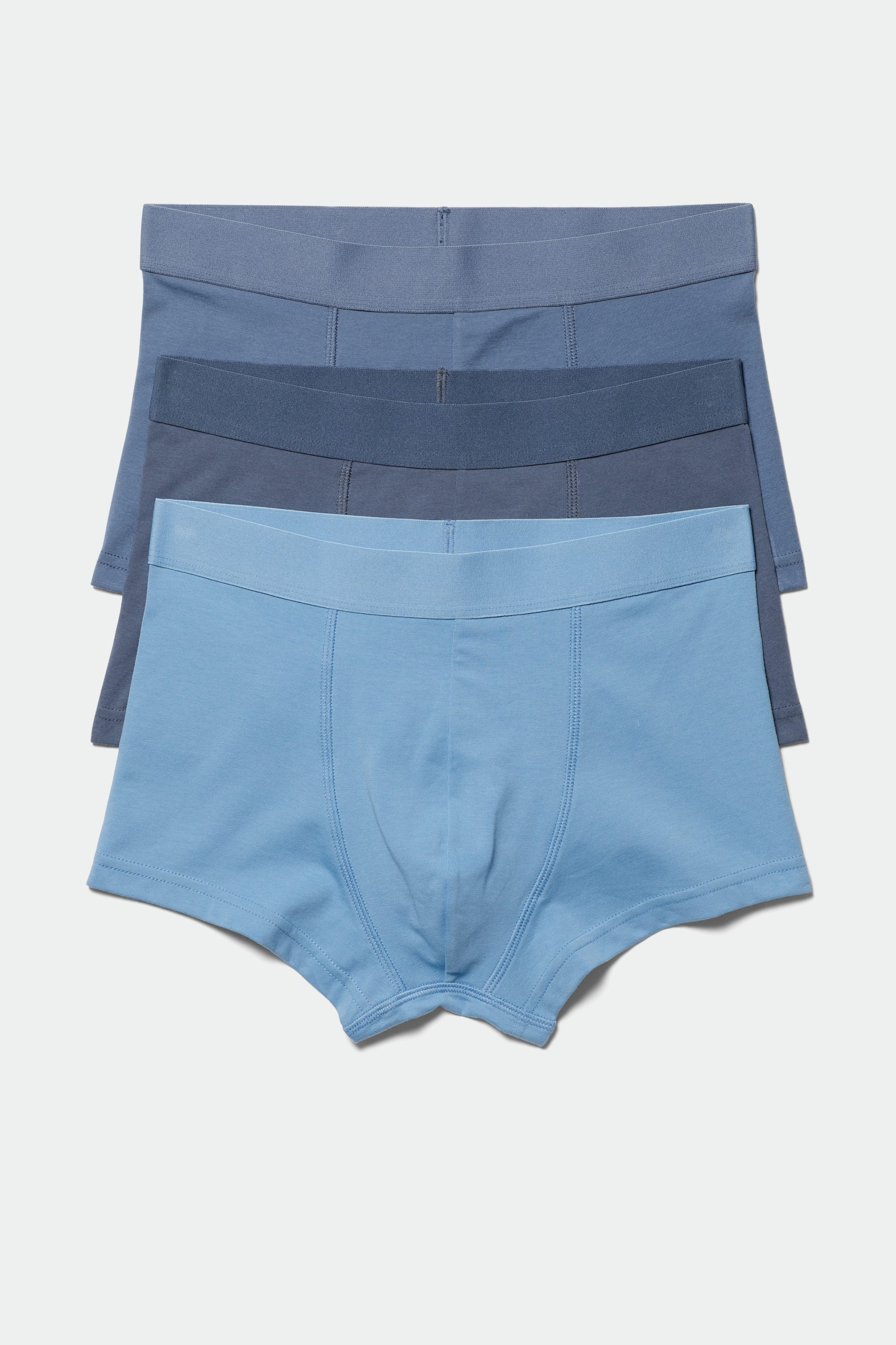 Blå nyanser - 3-pack Boxer Trunks - 0