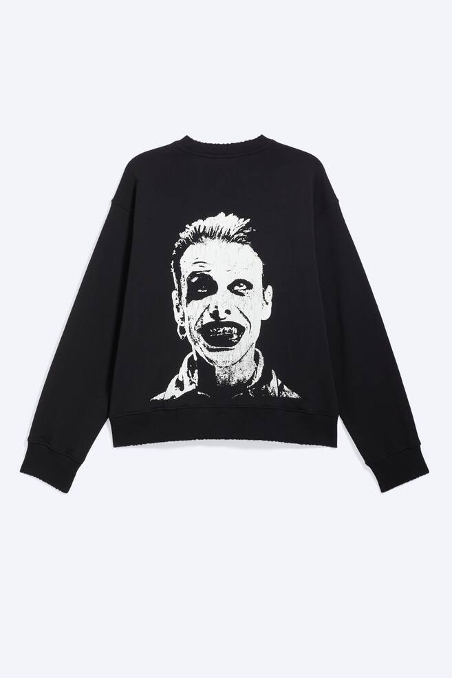 Yungblud - Bedrucktes Oversize-Sweatshirt-Off-black - 7