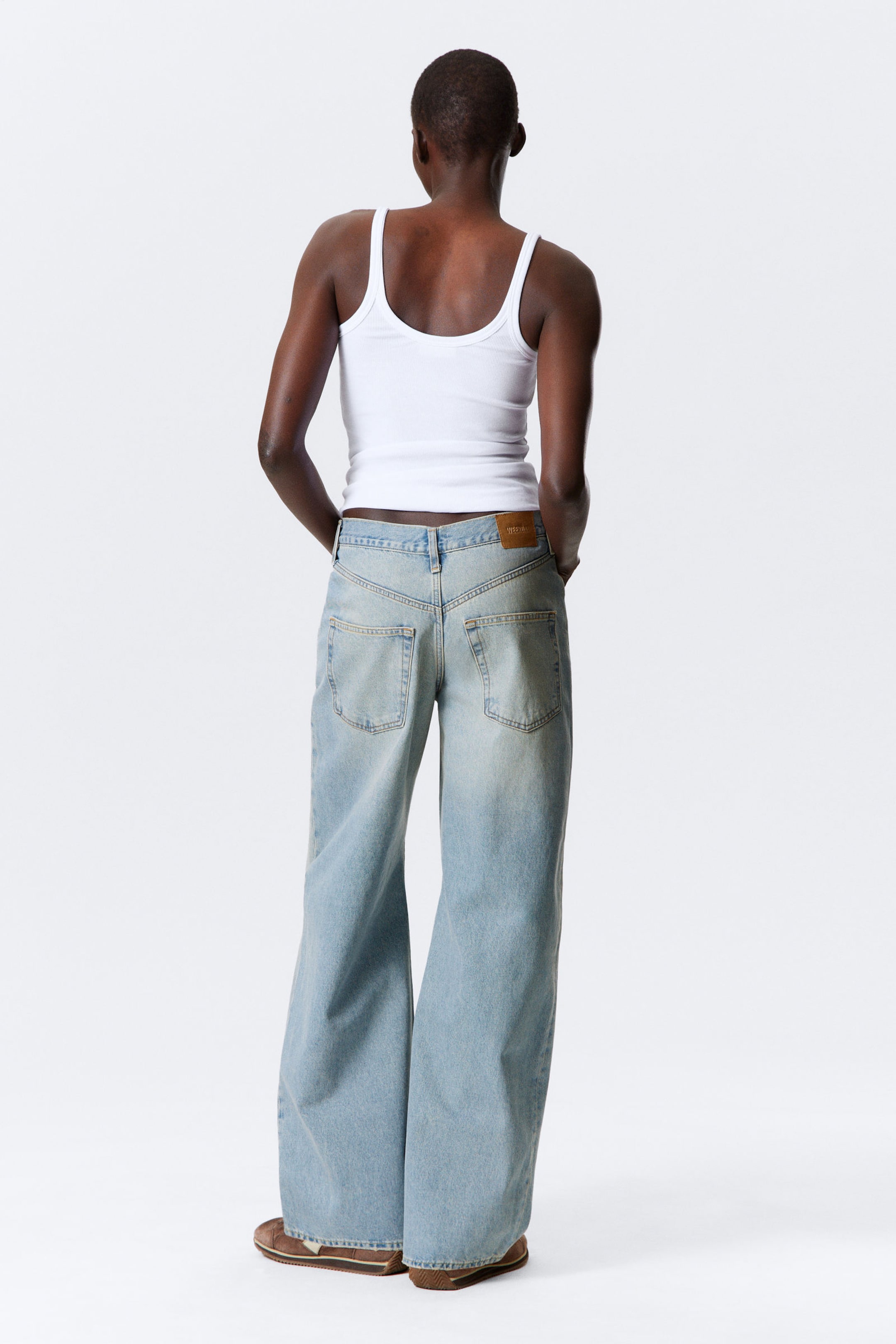 Port Blue - Hellblau - Weite Jeans mit niedrigem Bund - 4