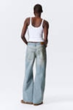 Port Blue - Hellblau - Weite Jeans mit niedrigem Bund - 4