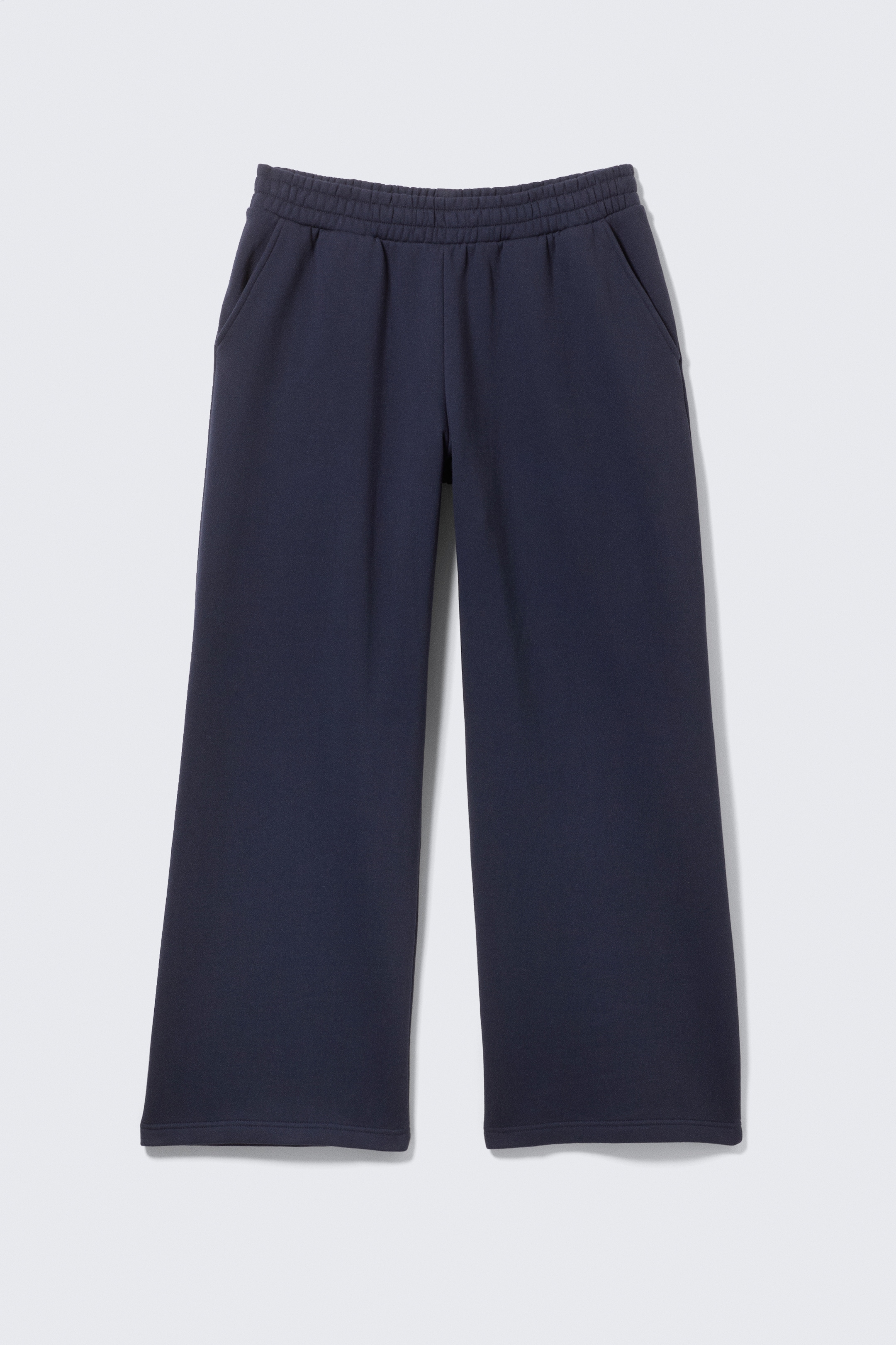 Zobrazit větší obrázek: Loose Long Heavyweight Sweatpants - Tmavě modrá - ŽENY | H&M CZ 1