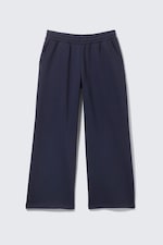 Dark Blue - Loose Long Heavyweight Sweatpants - 4