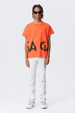 Orange - Lady Gaga Short-Sleeved T-Shirt - 2