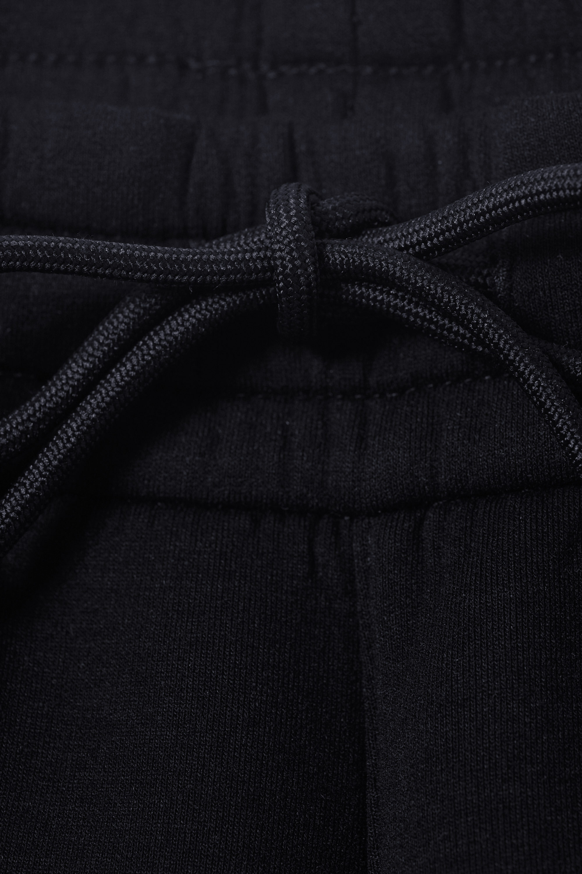 Schwarz - Locker geschnittene Scuba-Sweatpants - 5