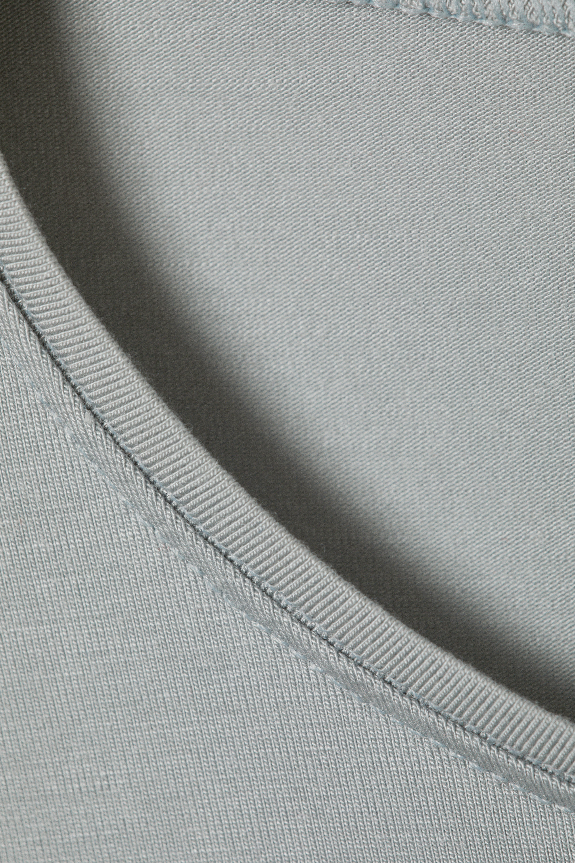 Light Blue-ish Grey - Slim Fit Long-Sleeved Lyocell Top - 4