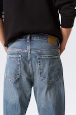 Iron Blue - Space Mid Rise Relaxed Straight Leg Jeans - 3