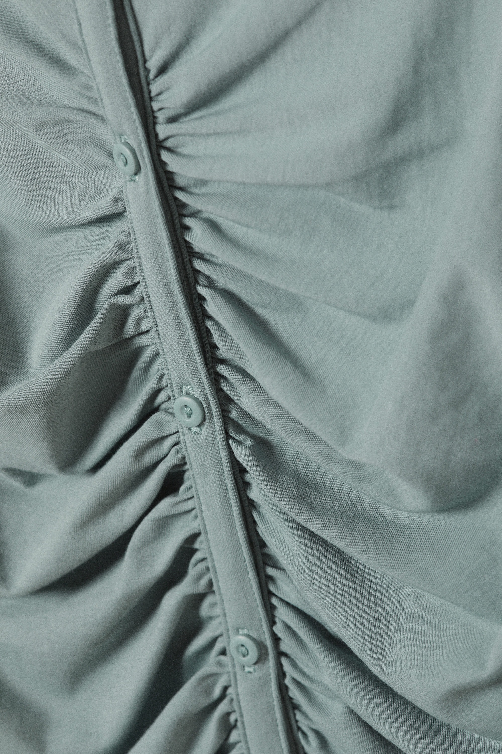 Taubenblau - Langarmkleid - 5