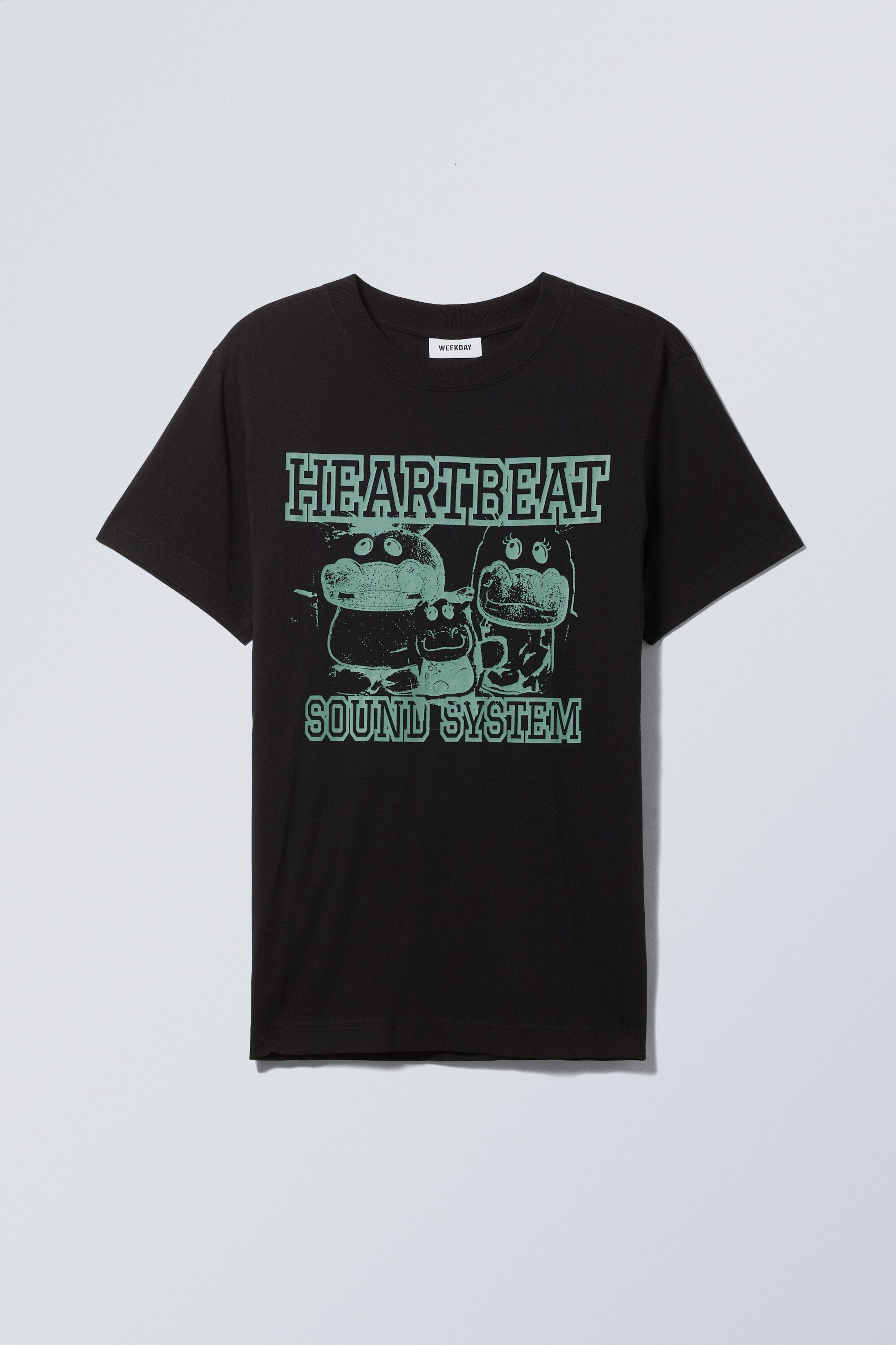 Heartbeat - Relaxed Graphic Printed Tee - 0