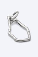 Gedecktes Grau - Karabiner-Clip "Beach" - 1